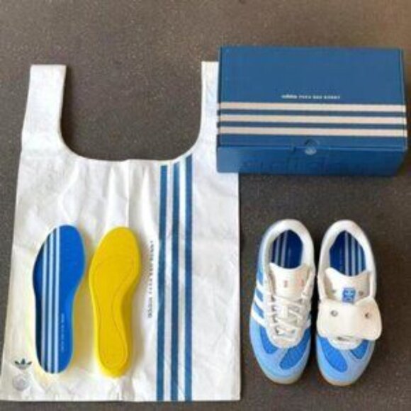 adidas Blue and White Platform Sneakers - Picture 5 of 5